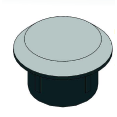 TAPA FUROS 10MM 564C